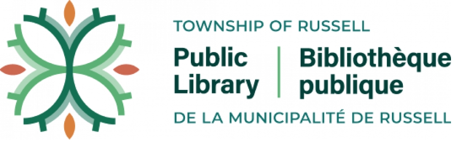 Bibliothèque publique du canton de Russell / Township of Russell Public Library logo